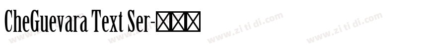 CheGuevara Text Ser字体转换